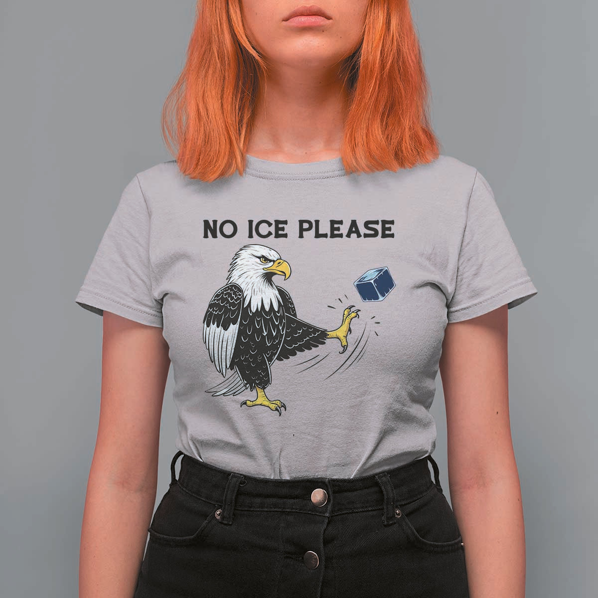 American Eagle No Ice Please T Shirt For Women Minneapolis Support Gift