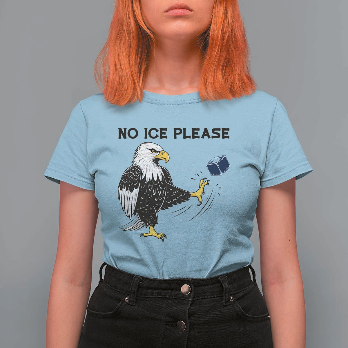 American Eagle No Ice Please T Shirt For Women Minneapolis Support Gift