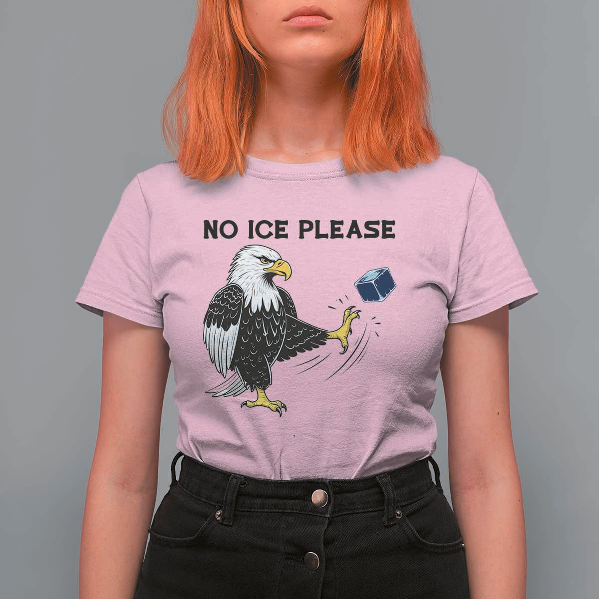 American Eagle No Ice Please T Shirt For Women Minneapolis Support Gift