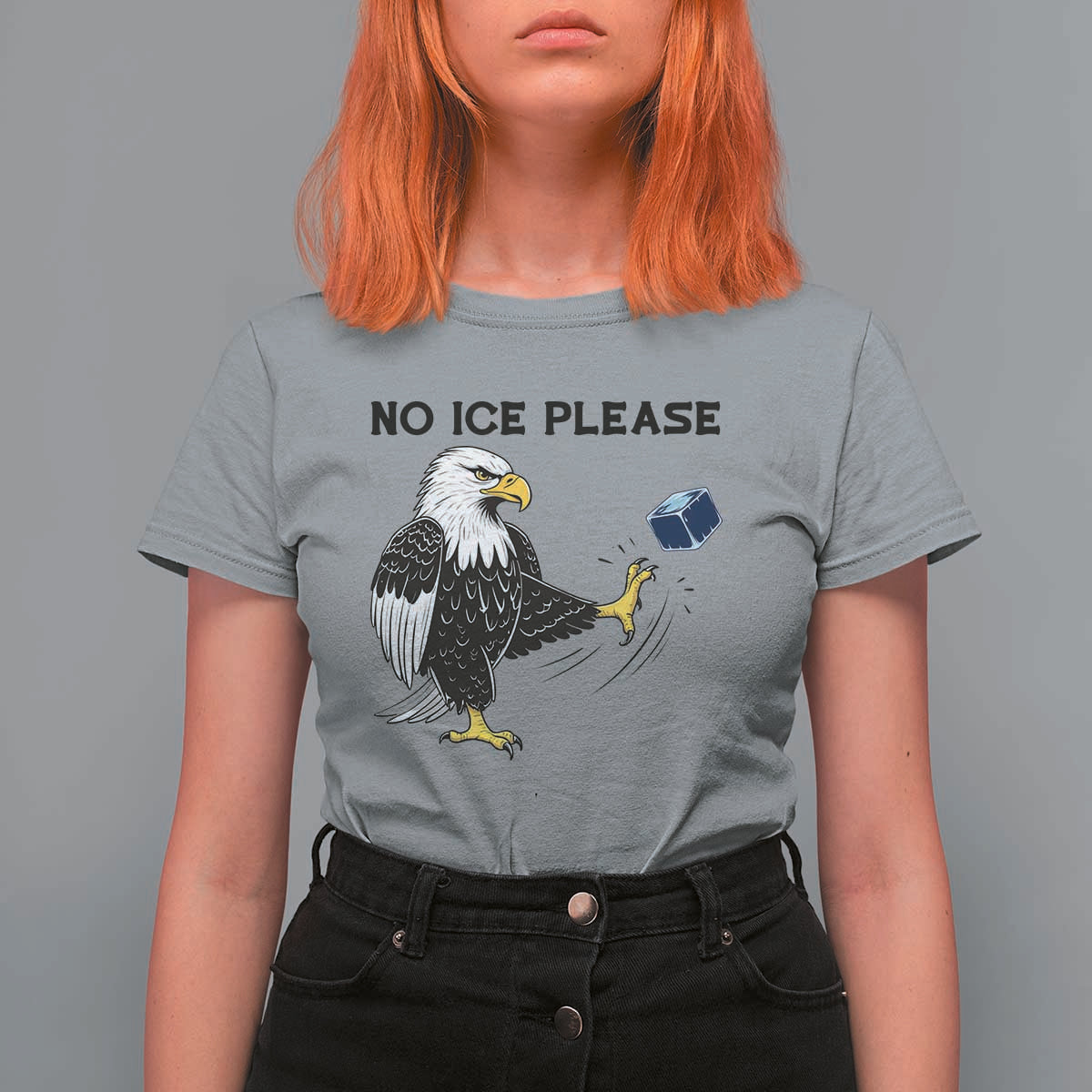American Eagle No Ice Please T Shirt For Women Minneapolis Support Gift