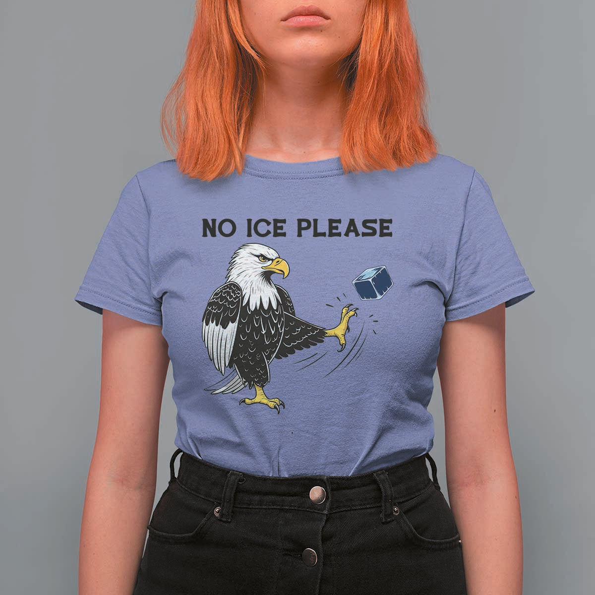 American Eagle No Ice Please T Shirt For Women Minneapolis Support Gift