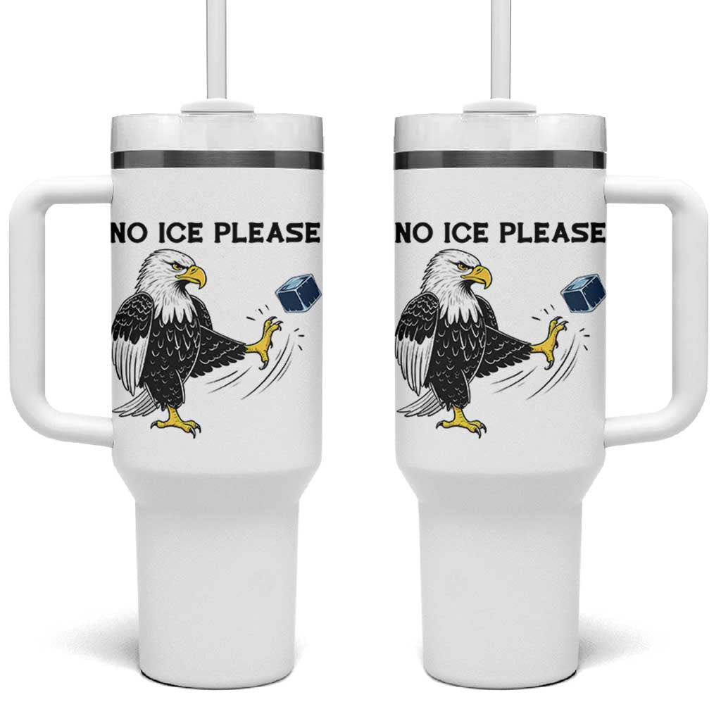 American Eagle No Ice Please Tumbler With Handle Minneapolis Support Gift