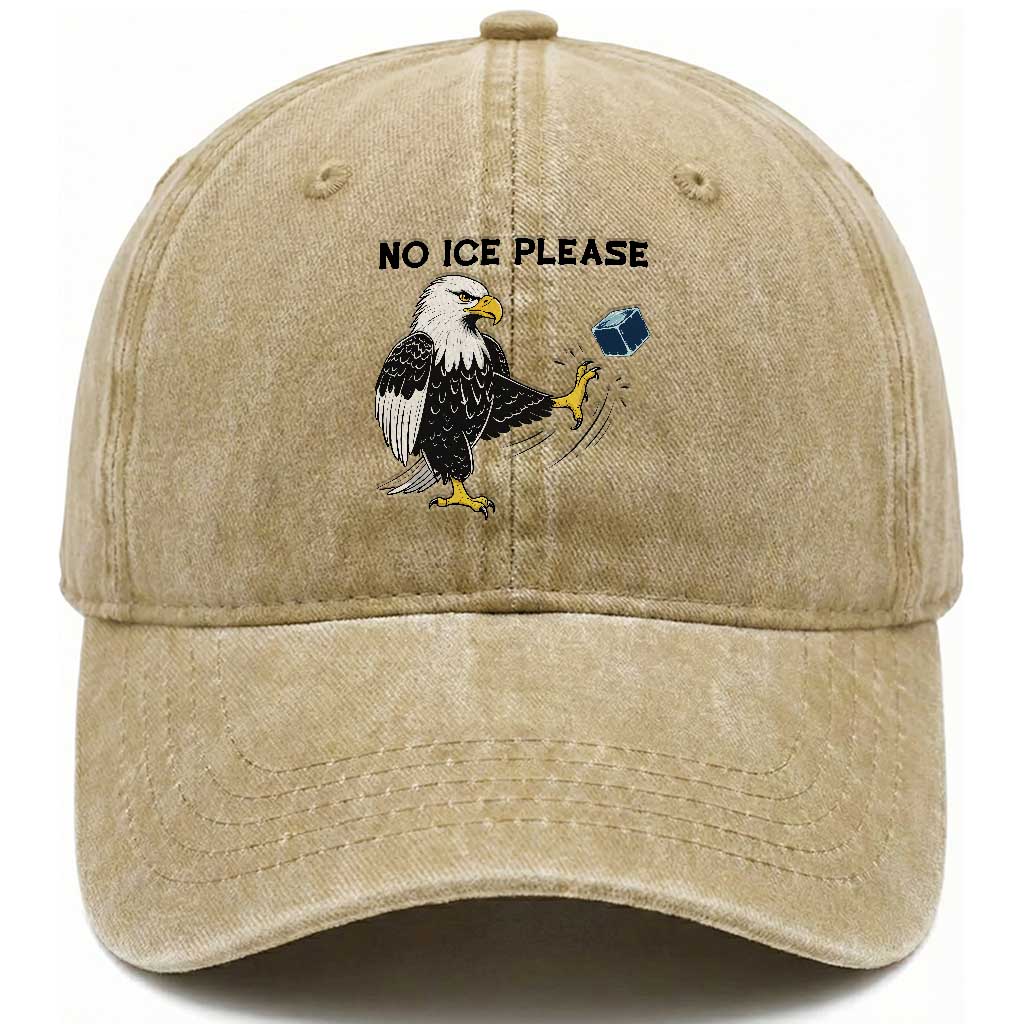 American Eagle No Ice Please Washed Cotton Baseball Cap Minneapolis Support Gift