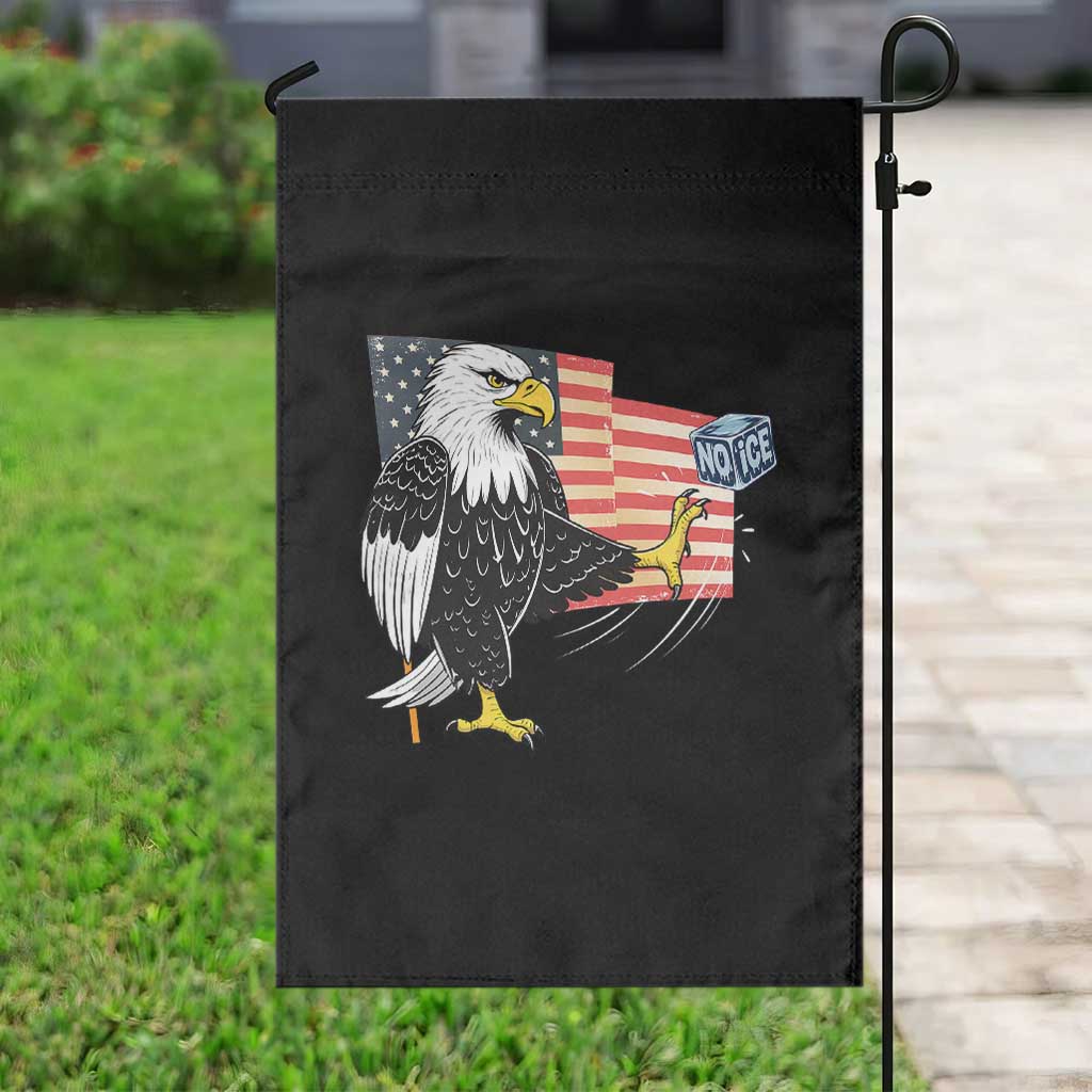 Solidarity With Minneapolis Garden Flag American Eagle No Ice Please Support