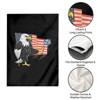 Solidarity With Minneapolis Garden Flag American Eagle No Ice Please Support