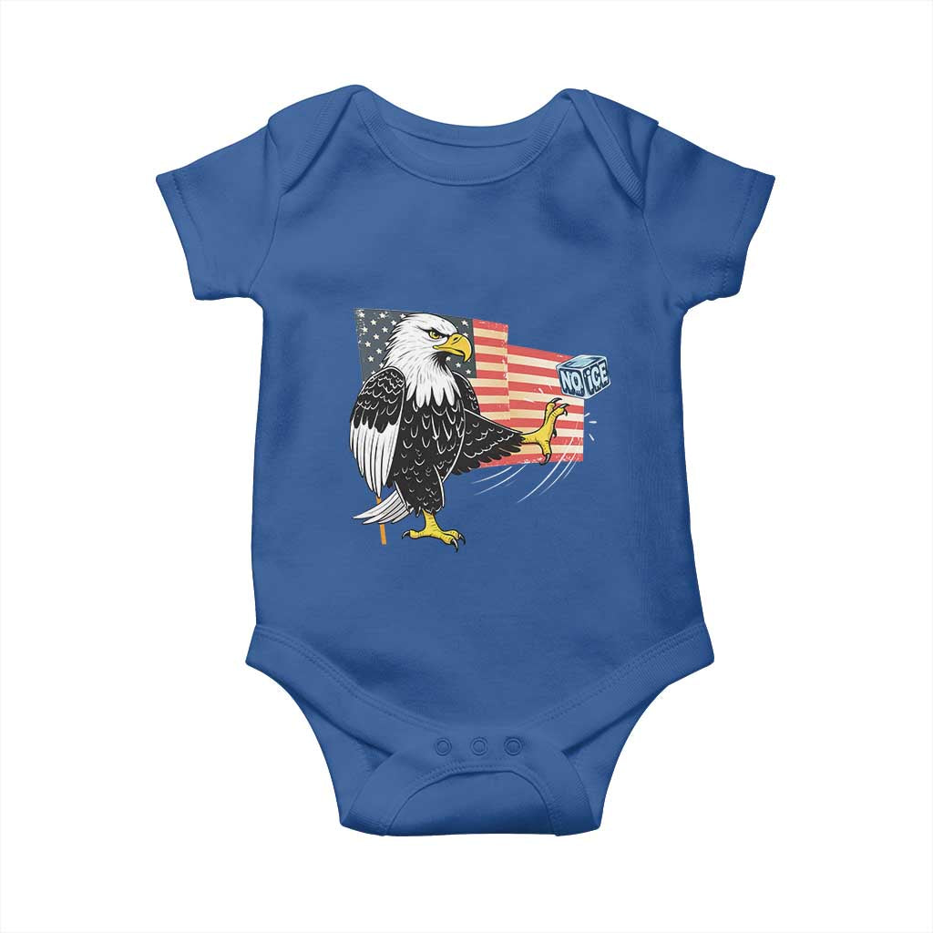 Solidarity With Minneapolis Baby Onesie American Eagle No Ice Please Support