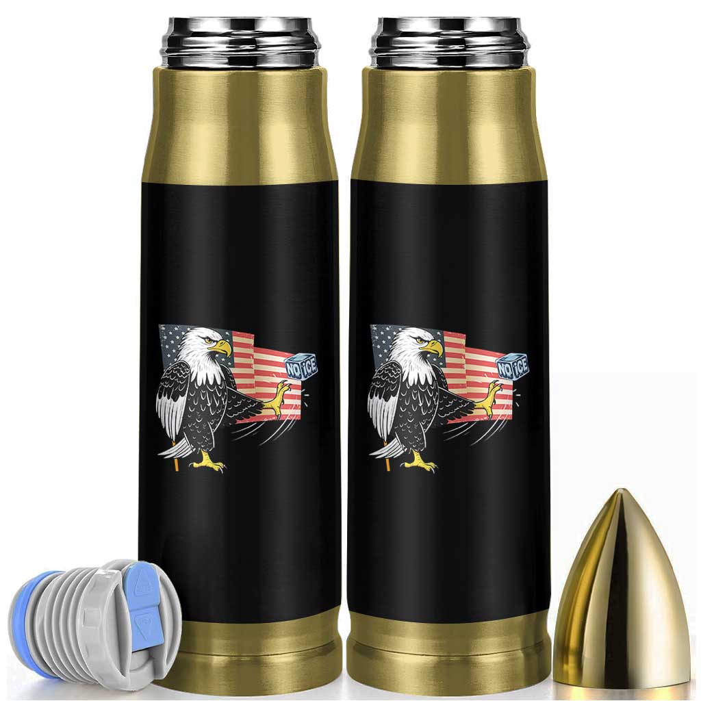 Solidarity With Minneapolis Bullet Tumbler American Eagle No Ice Please Support