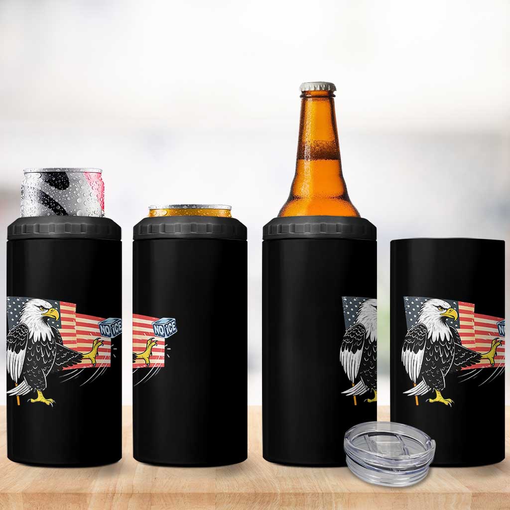 Solidarity With Minneapolis 4 in 1 Can Cooler Tumbler American Eagle No Ice Please Support