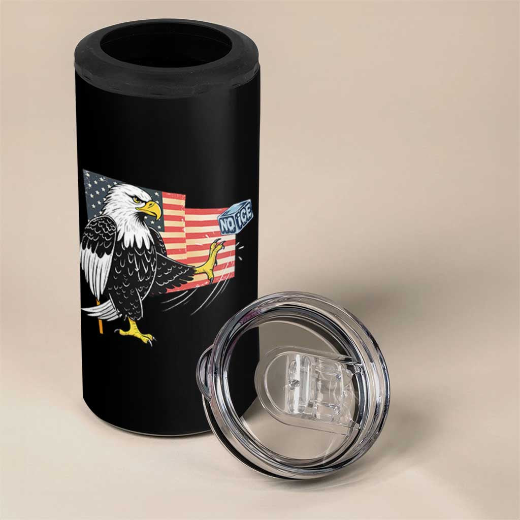 Solidarity With Minneapolis 4 in 1 Can Cooler Tumbler American Eagle No Ice Please Support