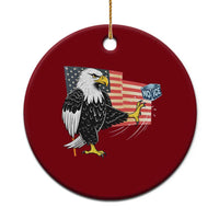 Solidarity With Minneapolis Ceramic Ornament American Eagle No Ice Please Support