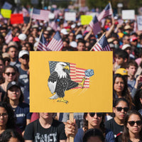 Solidarity With Minneapolis Protest Sign American Eagle No Ice Please Support
