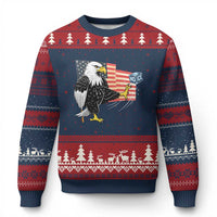 Solidarity With Minneapolis Ugly Christmas Sweater American Eagle No Ice Please Support