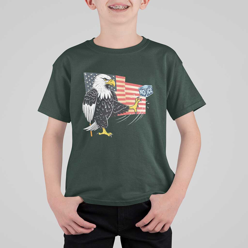 Solidarity With Minneapolis T Shirt For Kid American Eagle No Ice Please Support