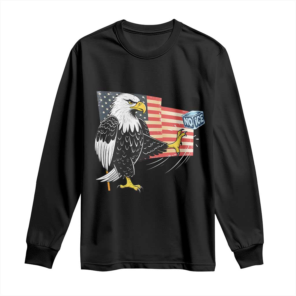 Solidarity With Minneapolis Long Sleeve Shirt American Eagle No Ice Please Support