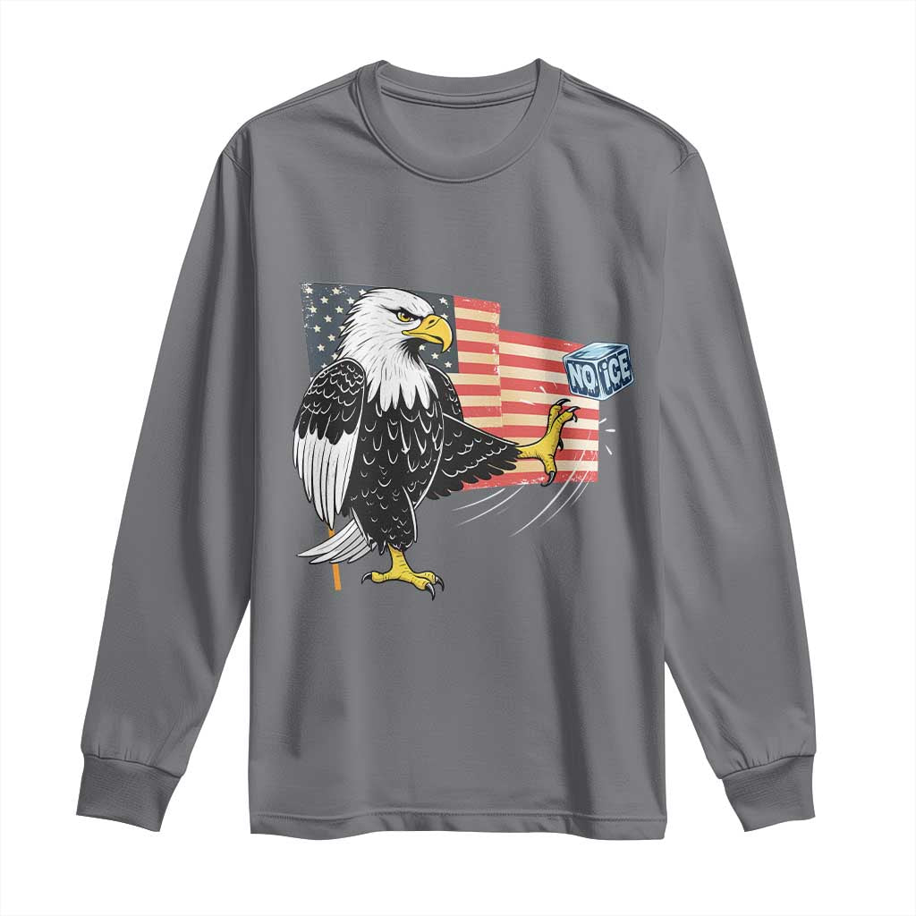 Solidarity With Minneapolis Long Sleeve Shirt American Eagle No Ice Please Support