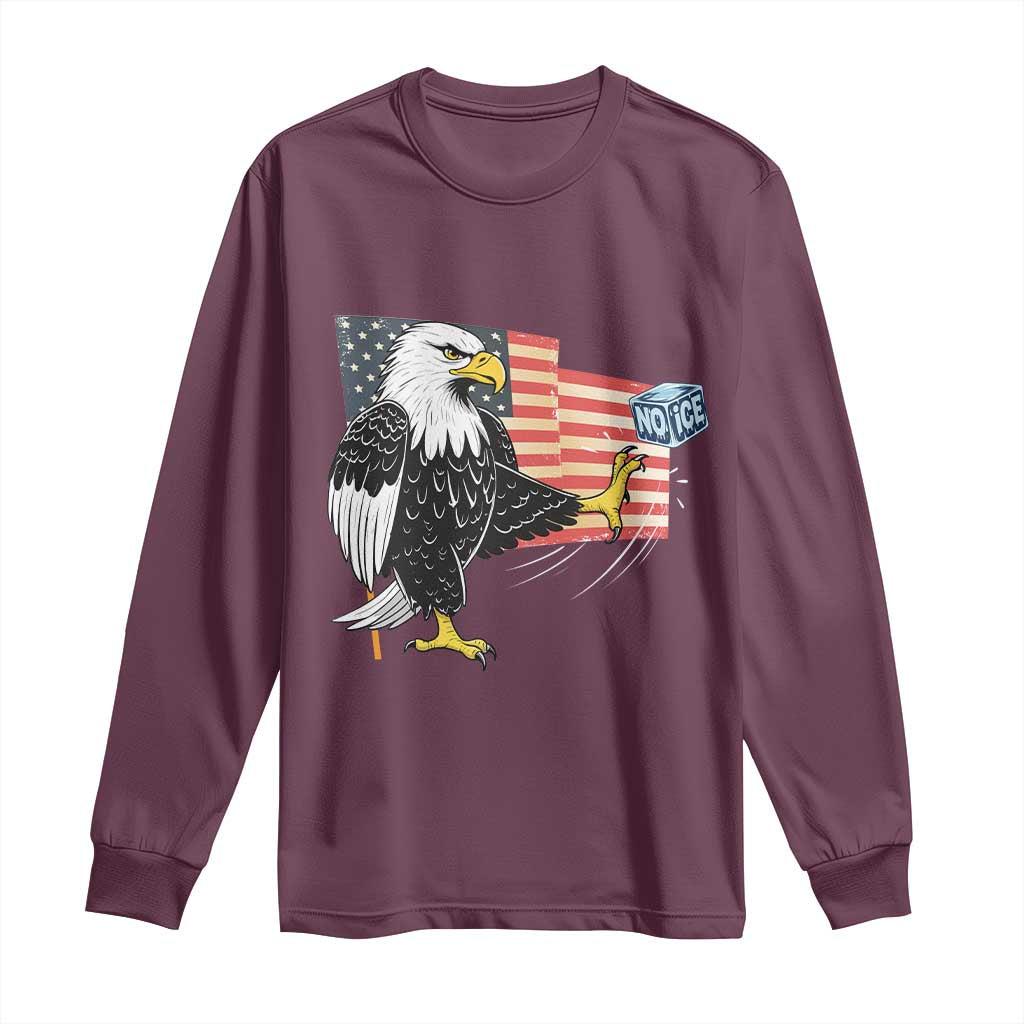 Solidarity With Minneapolis Long Sleeve Shirt American Eagle No Ice Please Support