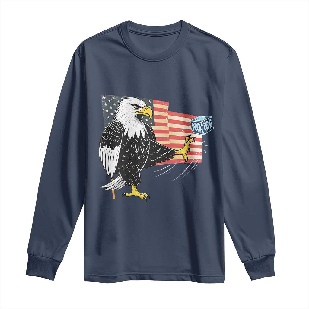 Solidarity With Minneapolis Long Sleeve Shirt American Eagle No Ice Please Support
