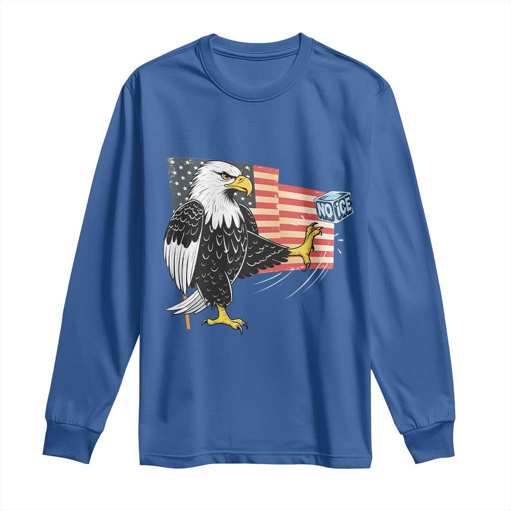 Solidarity With Minneapolis Long Sleeve Shirt American Eagle No Ice Please Support
