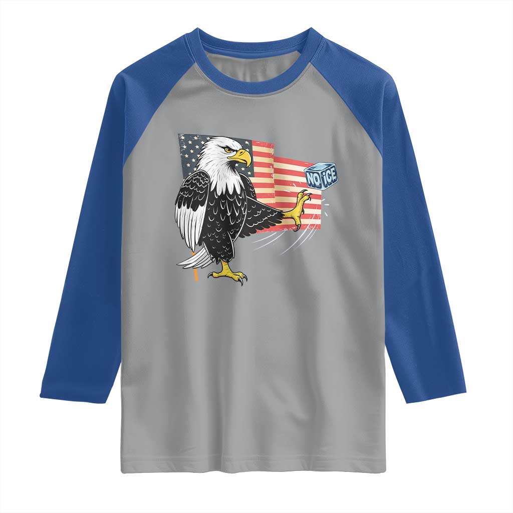 Solidarity With Minneapolis Raglan Shirt American Eagle No Ice Please Support