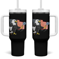 Solidarity With Minneapolis Tumbler With Handle American Eagle No Ice Please Support