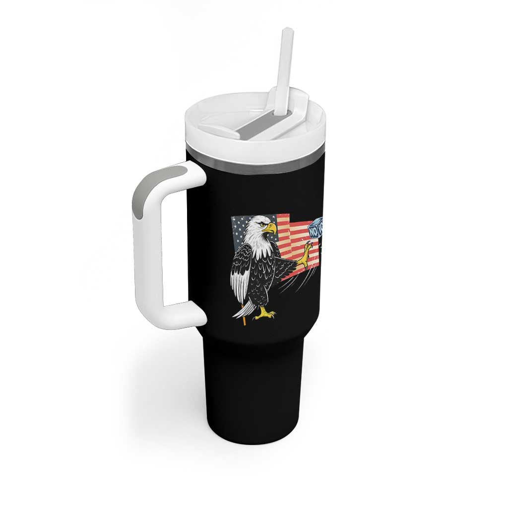 Solidarity With Minneapolis Tumbler With Handle American Eagle No Ice Please Support