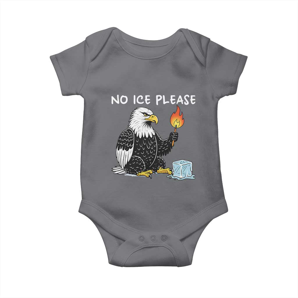 No Ice Please Baby Onesie Funny American Eagle Social Justice Gift
