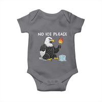 No Ice Please Baby Onesie Funny American Eagle Social Justice Gift