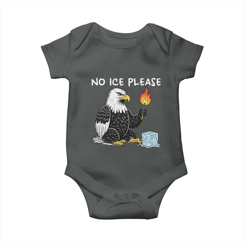 No Ice Please Baby Onesie Funny American Eagle Social Justice Gift