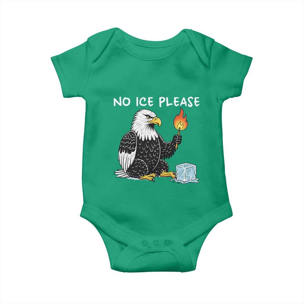 No Ice Please Baby Onesie Funny American Eagle Social Justice Gift