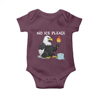 No Ice Please Baby Onesie Funny American Eagle Social Justice Gift