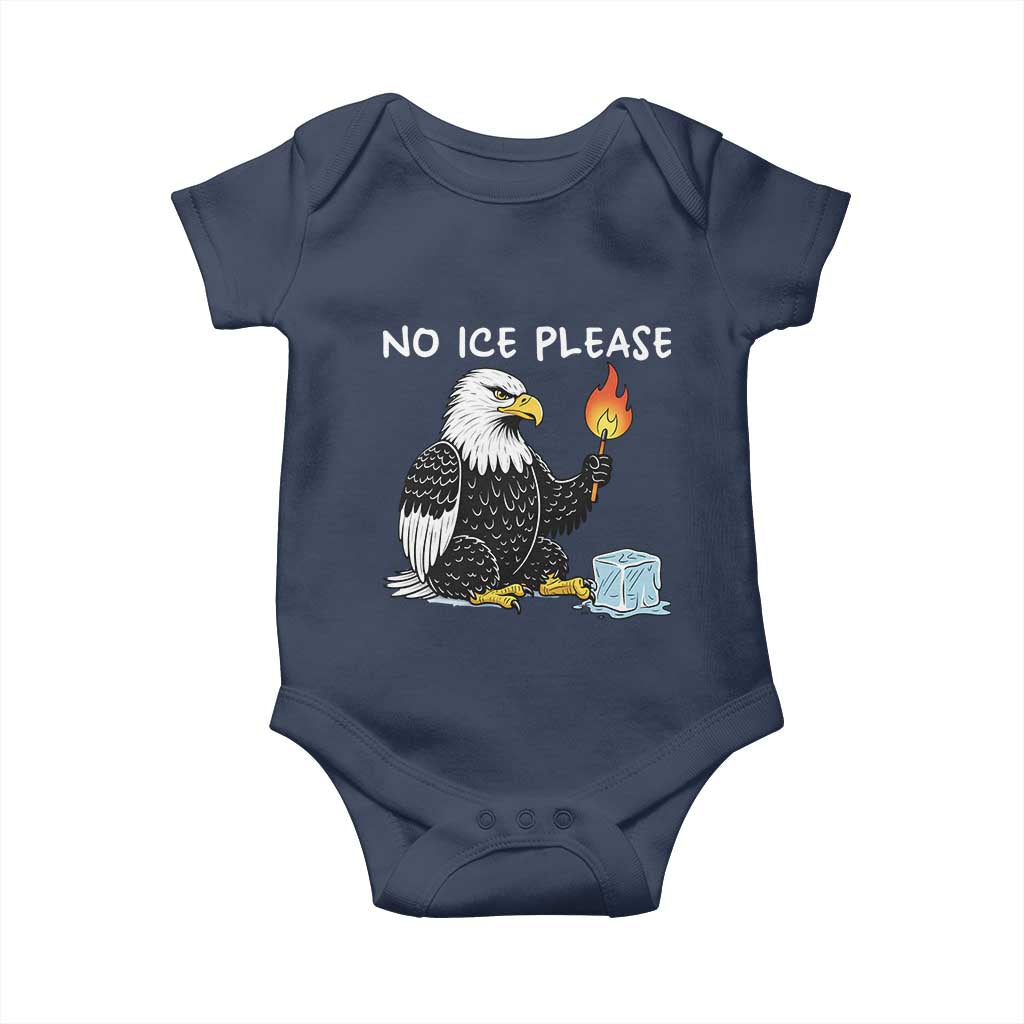 No Ice Please Baby Onesie Funny American Eagle Social Justice Gift