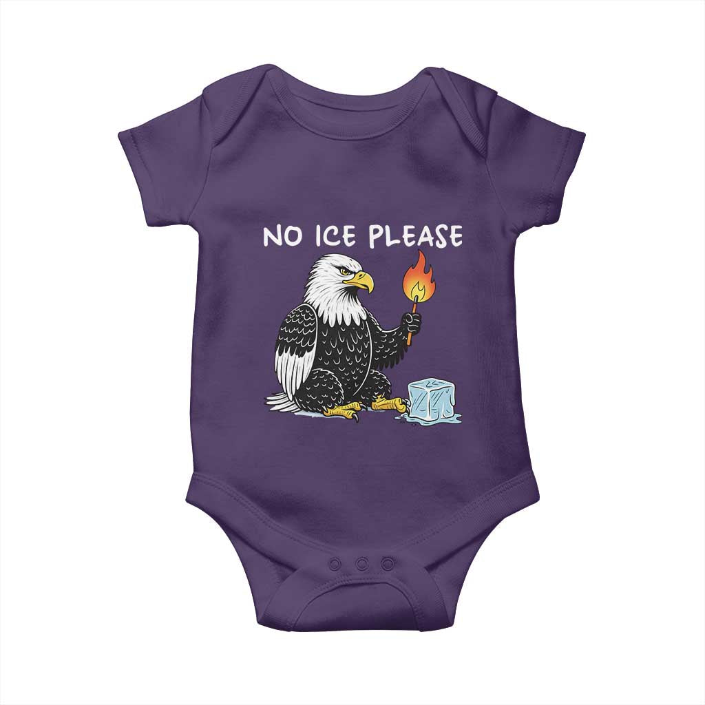 No Ice Please Baby Onesie Funny American Eagle Social Justice Gift
