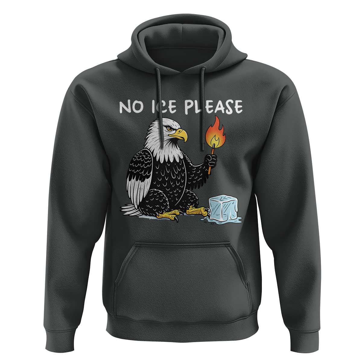No Ice Please Hoodie Funny American Eagle Social Justice Gift