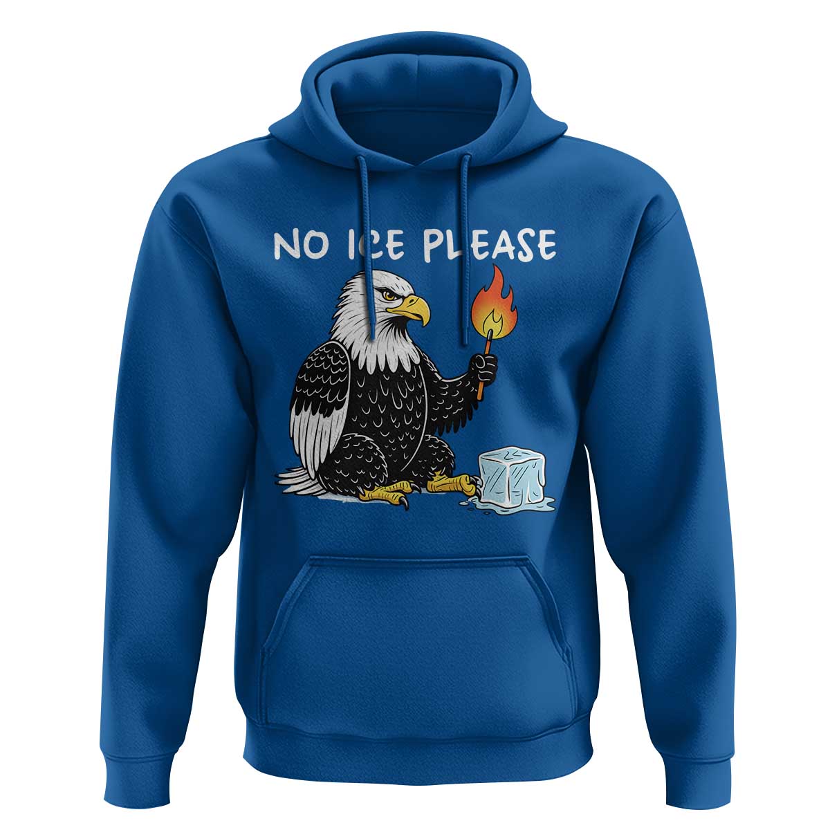 No Ice Please Hoodie Funny American Eagle Social Justice Gift