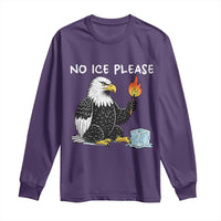 No Ice Please Long Sleeve Shirt Funny American Eagle Social Justice Gift