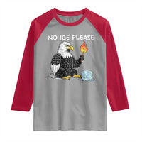 No Ice Please Raglan Shirt Funny American Eagle Social Justice Gift
