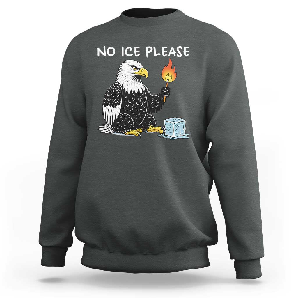 No Ice Please Sweatshirt Funny American Eagle Social Justice Gift