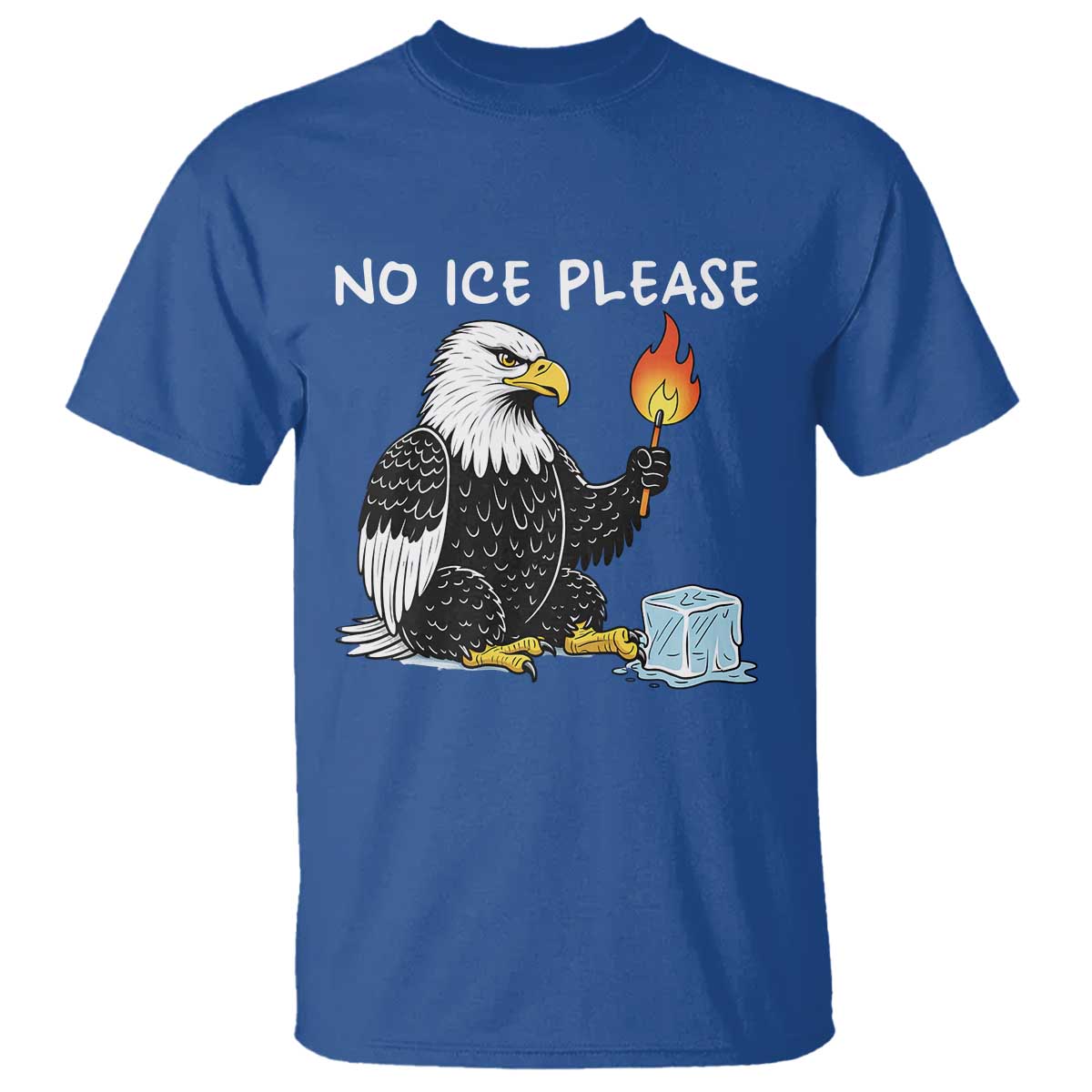 No Ice Please T Shirt Funny American Eagle Social Justice Gift