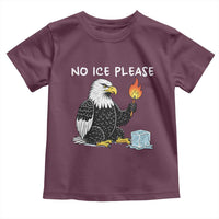 No Ice Please Toddler T Shirt Funny American Eagle Social Justice Gift