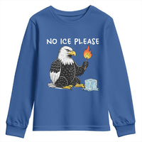 No Ice Please Youth Sweatshirt Funny American Eagle Social Justice Gift