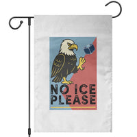 American Eagle No Ice Please Garden Flag Minnesota Protest Support Gift