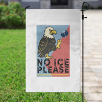 American Eagle No Ice Please Garden Flag Minnesota Protest Support Gift