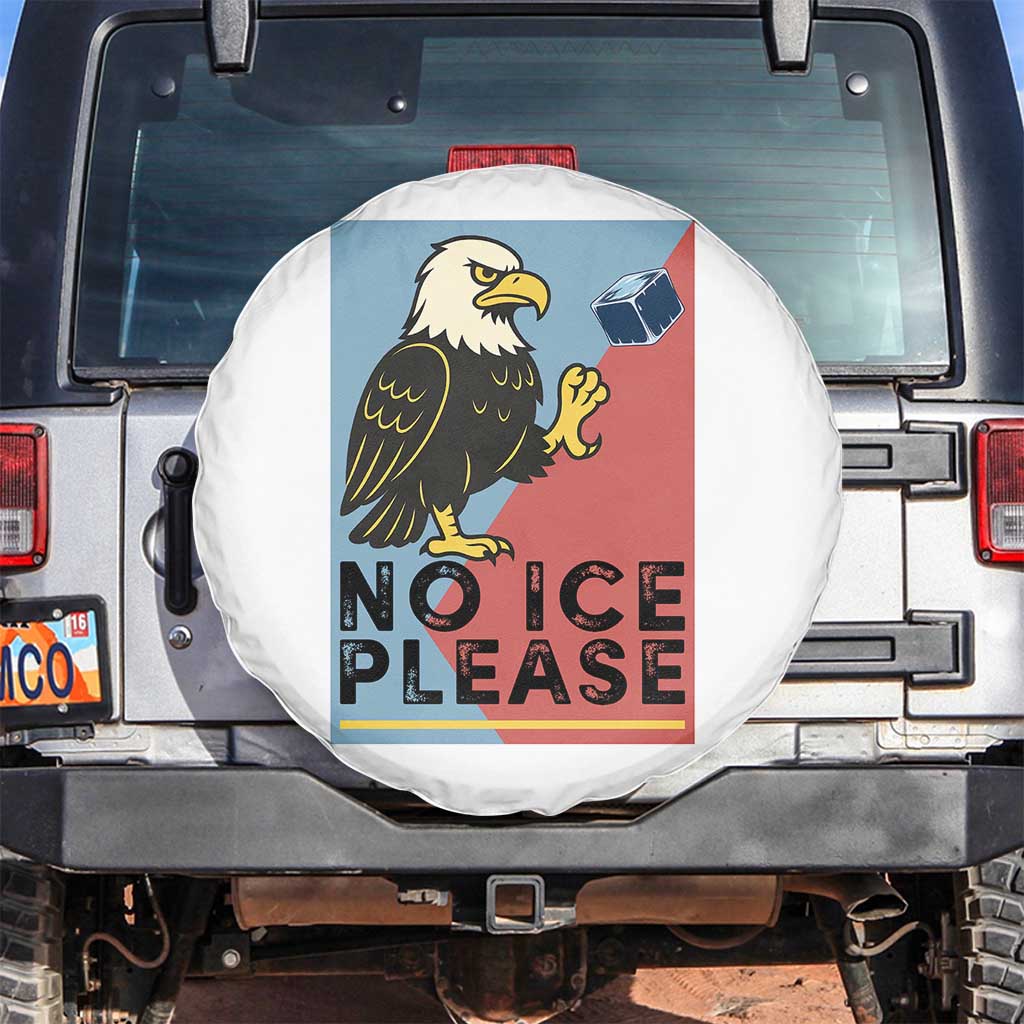 American Eagle No Ice Please Spare Tire Cover Minnesota Protest Support Gift