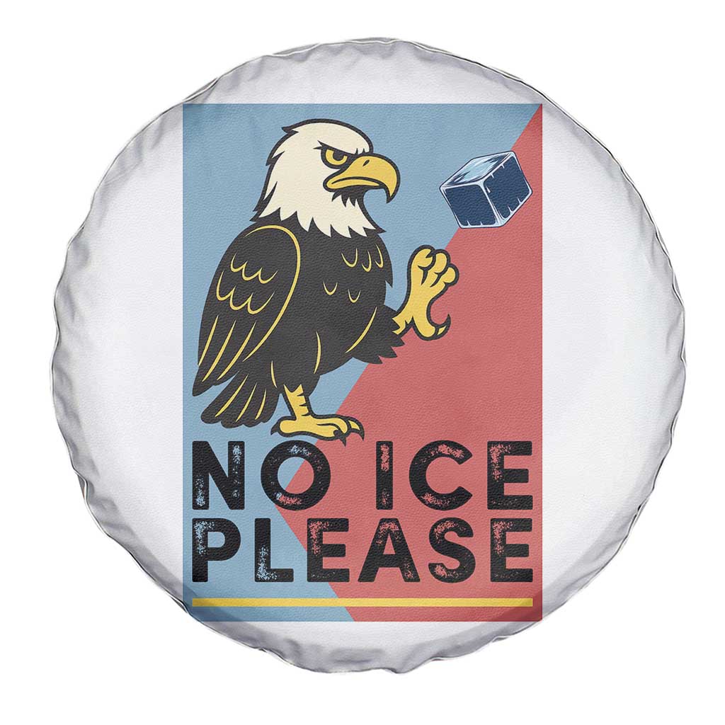 American Eagle No Ice Please Spare Tire Cover Minnesota Protest Support Gift