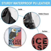 American Eagle No Ice Please Spare Tire Cover Minnesota Protest Support Gift