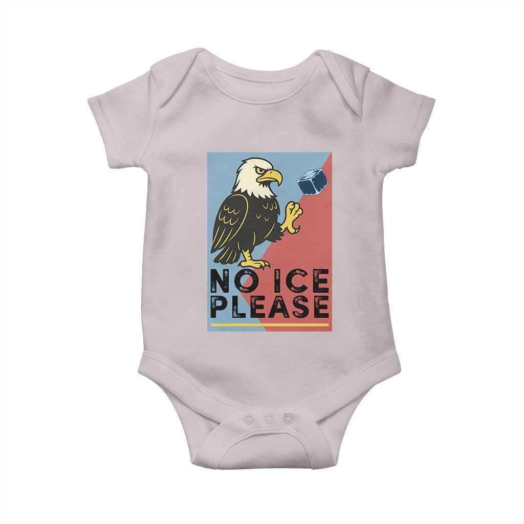 American Eagle No Ice Please Baby Onesie Minnesota Protest Support Gift