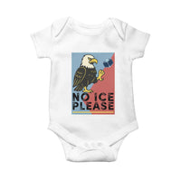 American Eagle No Ice Please Baby Onesie Minnesota Protest Support Gift