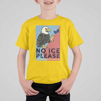 American Eagle No Ice Please T Shirt For Kid Minnesota Protest Support Gift