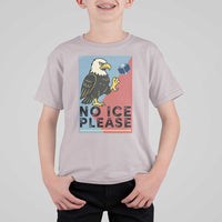 American Eagle No Ice Please T Shirt For Kid Minnesota Protest Support Gift