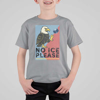 American Eagle No Ice Please T Shirt For Kid Minnesota Protest Support Gift
